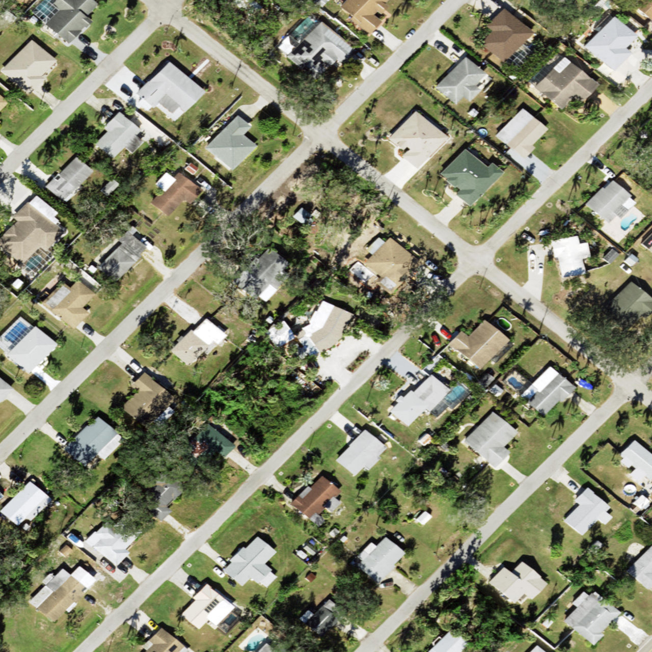 Aerial view of Magnolia Gardens neighborhood campus