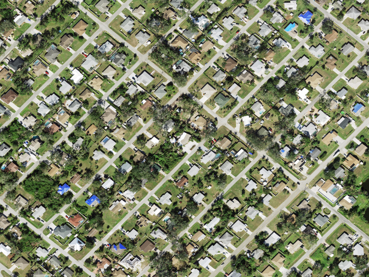 Neighborhood aerial